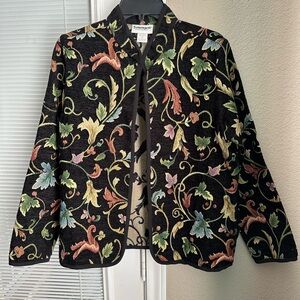 Serengeti Black Floral Jacket